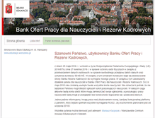 Tablet Screenshot of edukacja-warszawa.pl